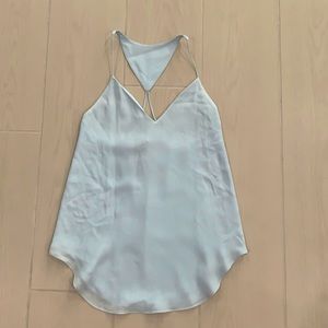 Haute Hippie, light blue delicate flowy tank, size XS Brand new with tags